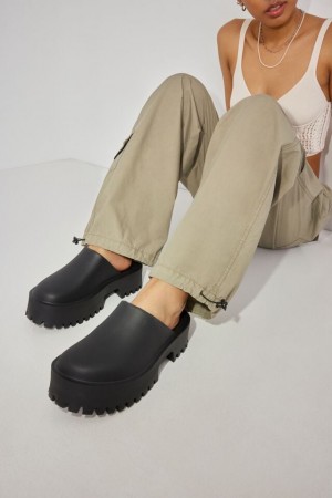 Black Garage Jeffrey Campbell Women Clogs | A-3497218