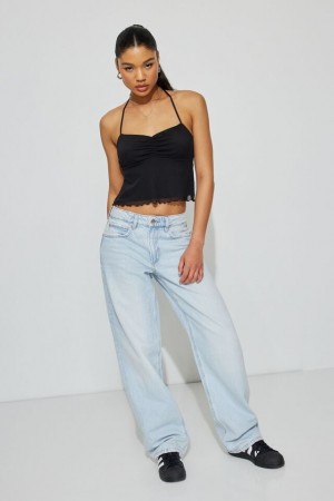Blue Garage Baggy Women Jeans | A-5904613