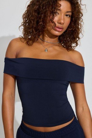 Blue Garage Fiona Off Shoulder Women T Shirts | A-6081972