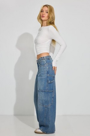Blue Garage Mega Women Jeans | A-0956132