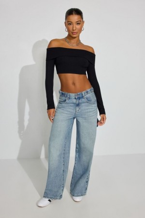 Blue Garage Mega Women Jeans | A-5640928