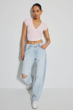 Blue Garage Slouchy Women Jeans | A-9304165