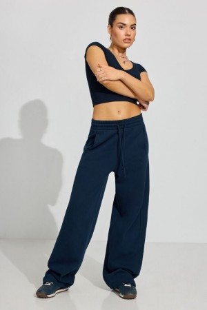 Blue Garage Ultrafleece Barrel Leg Women Sweatpants | A-2408951