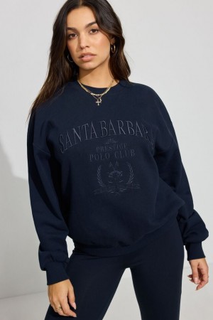 Blue Garage Ultrafleece Women Sweatshirts | A-7345209