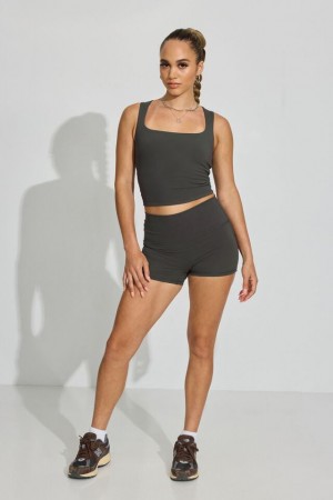Grey Garage 3 Inch Booty Women Shorts | A-2594806