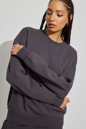 Grey Garage Elevated Women Sweatshirts | A-8145792