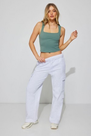 Grey Garage Ultrafleece Women Cargo Pants | A-1698247