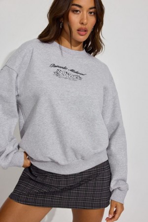 Grey Garage Ultrafleece Women Sweatshirts | A-3761498