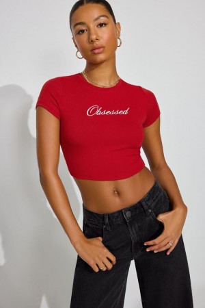 Red Garage Stormi Women T Shirts | A-6983510