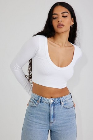 White Garage Sonia Seamless Women Long Sleeve | A-9347108