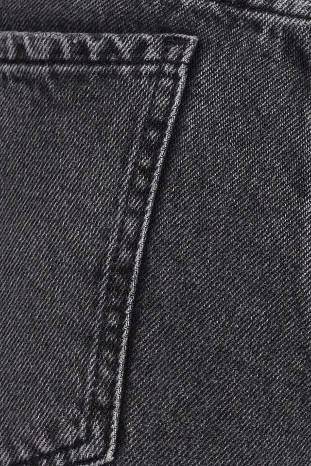 Black Garage 90s Straight Women Jeans | A-4619287