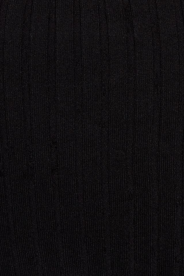Black Garage Bodycon Boat Neck Women Sweater | A-9182746