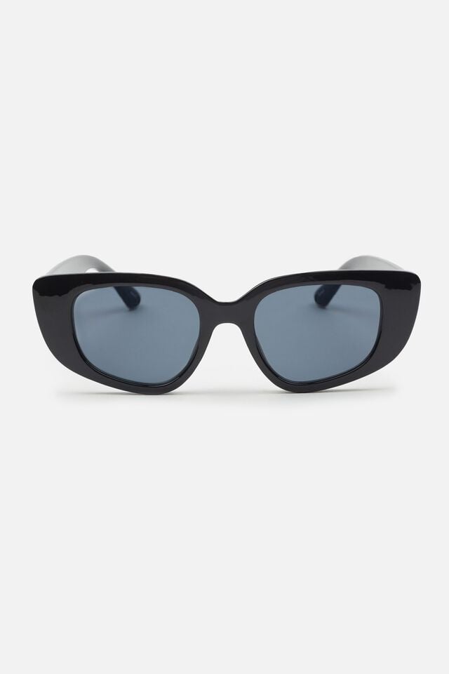 Black Garage Chunky Cat Eye Women Sunglasses | A-1635249