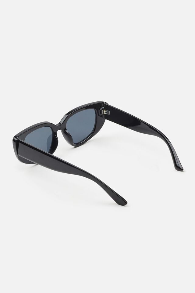 Black Garage Chunky Cat Eye Women Sunglasses | A-1635249