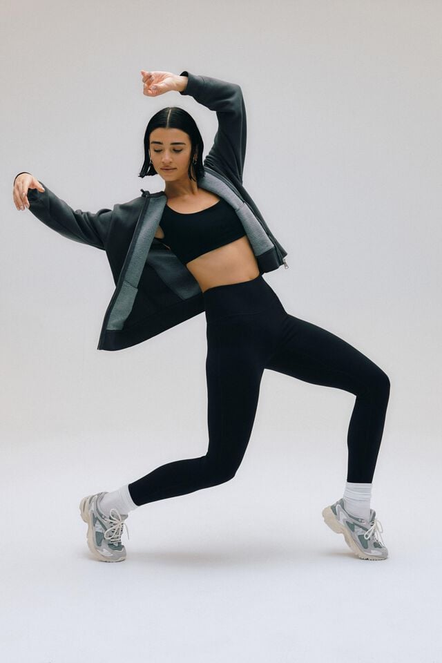 Black Garage Clean Women Leggings | A-7312049