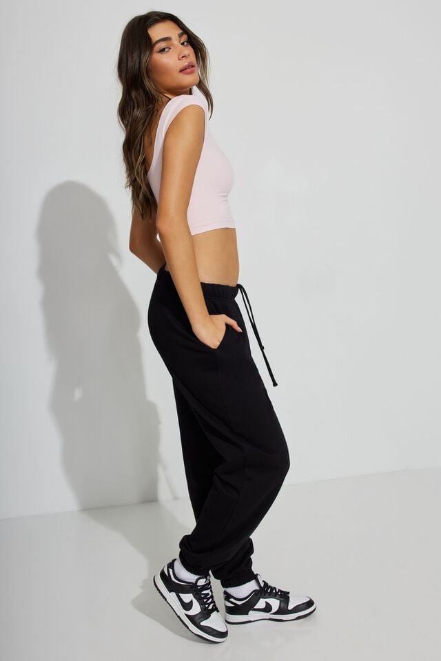 Black Garage Easy Women Joggers | A-2649317