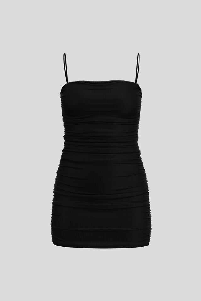 Black Garage Gigi Mesh Mini Women Dress | A-5819063