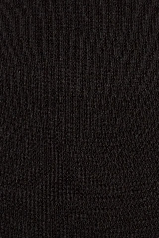 Black Garage High Neck Women Tank Top | A-0871342