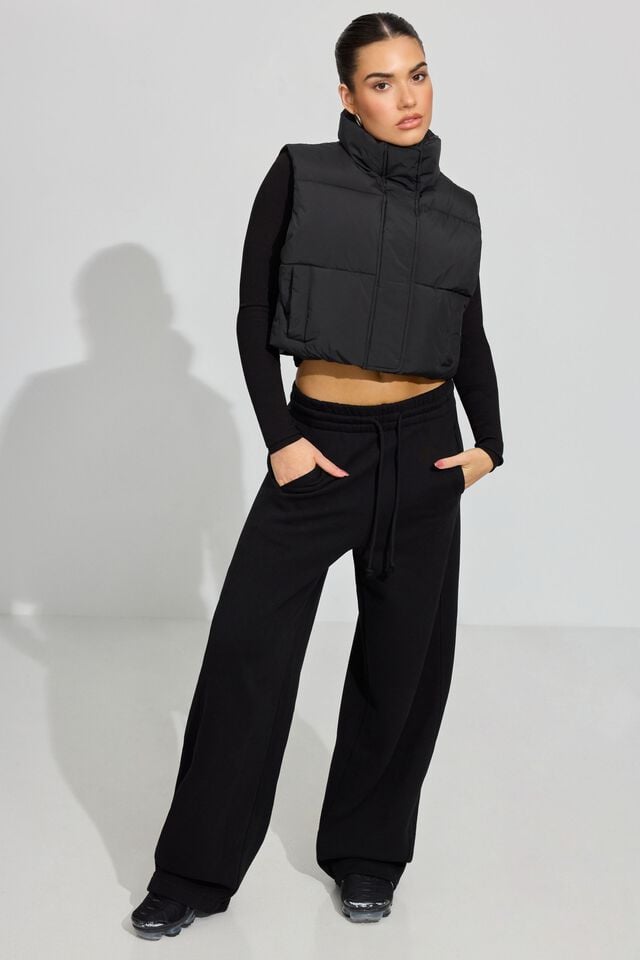 Black Garage Mini 2.0 Women Puffer Vest | A-2063197