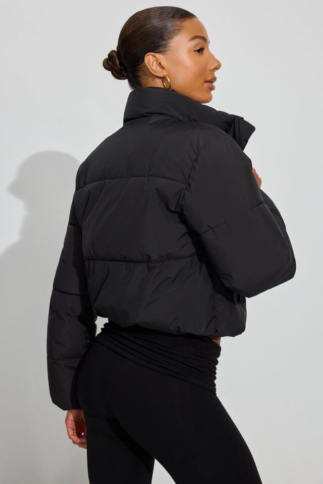 Black Garage Mini Women Down Jackets | A-2431976