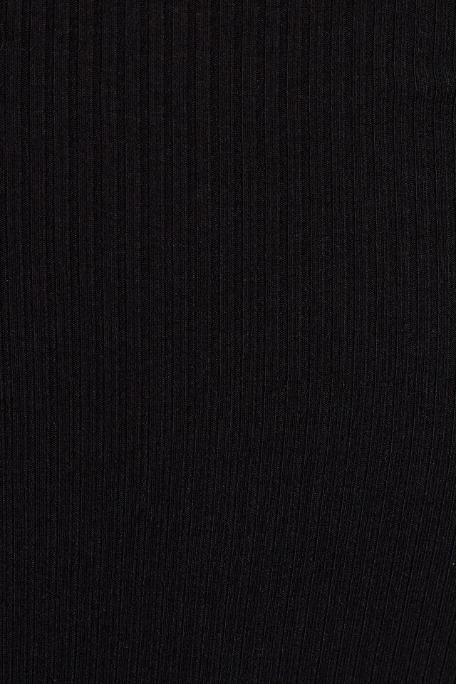 Black Garage Off Shoulder Snap Front Women Long Sleeve | A-2839561