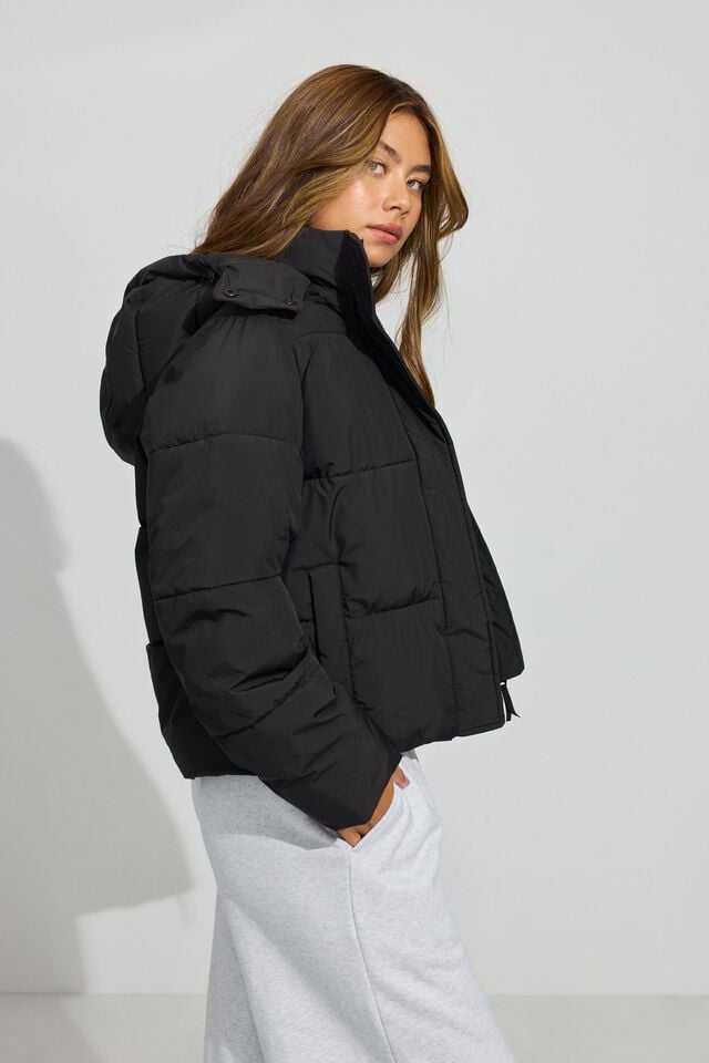 Black Garage Perfect Women Down Jackets | A-3154206