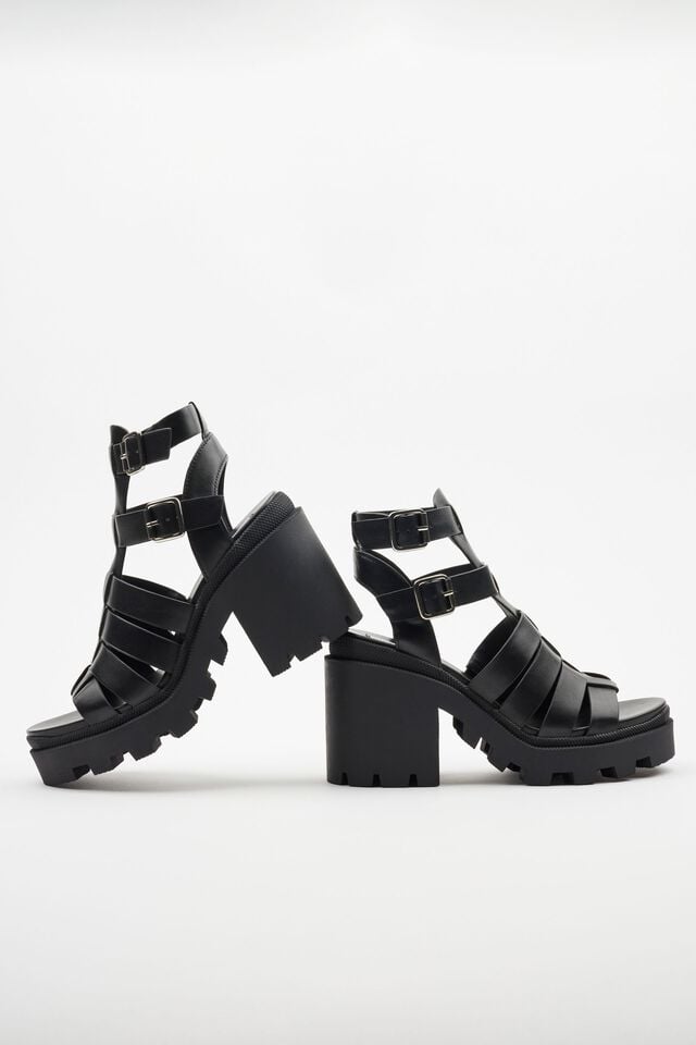 Black Garage Steve Madden Cosmic Women Sandals | A-8690547