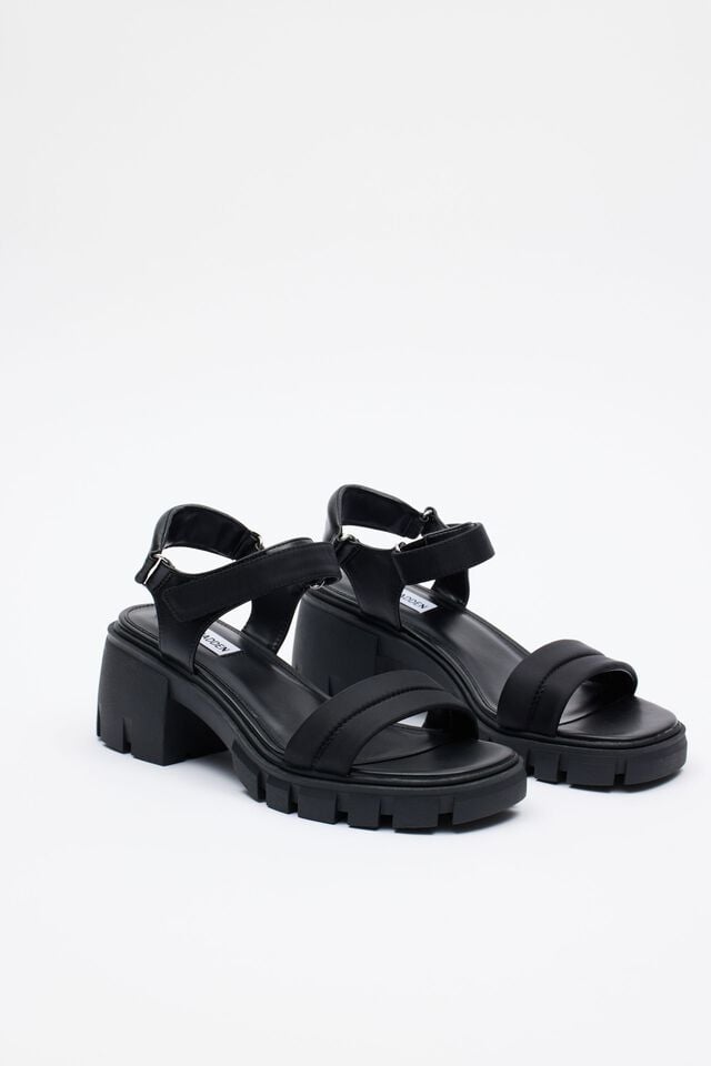Black Garage Steve Madden Louella Women Sandals | A-6312940