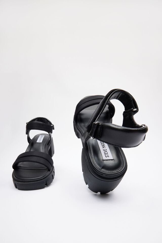 Black Garage Steve Madden Louella Women Sandals | A-6312940