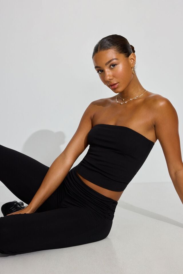 Black Garage Tasia Tube Women Tank Top | A-3684259