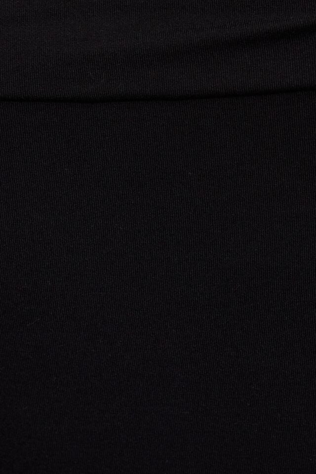 Black Garage Twist Front Off Shoulder Women T Shirts | A-6438125