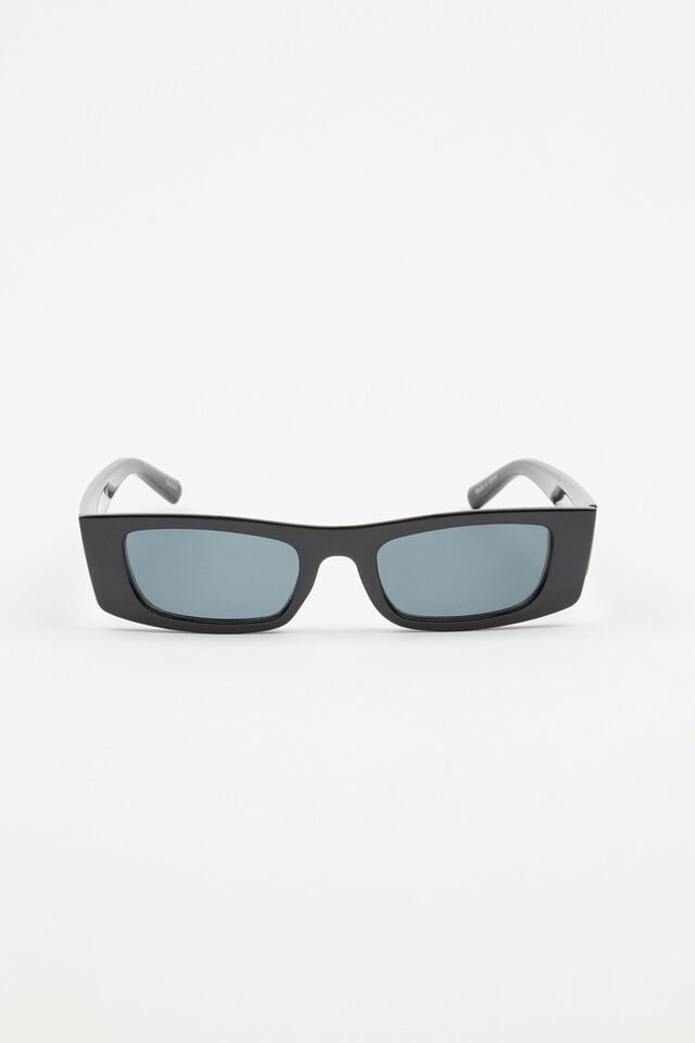 Black / Grey Garage Slim 90's Women Sunglasses | A-7160452