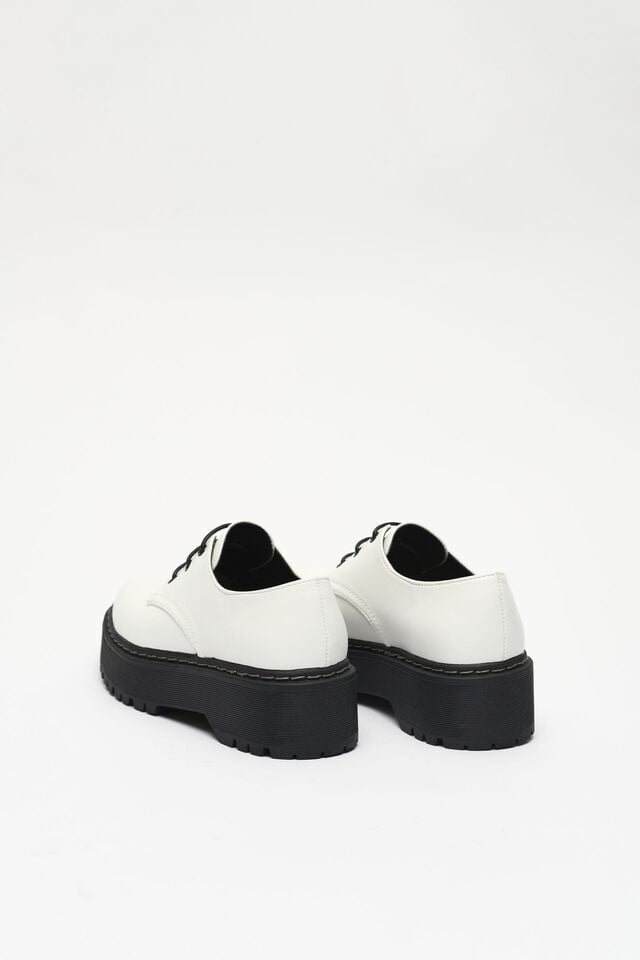 Black / White Garage Steve Madden Brenton Platform Women Platform Shoes | A-8915247