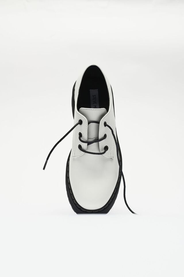 Black / White Garage Steve Madden Brenton Platform Women Platform Shoes | A-8915247