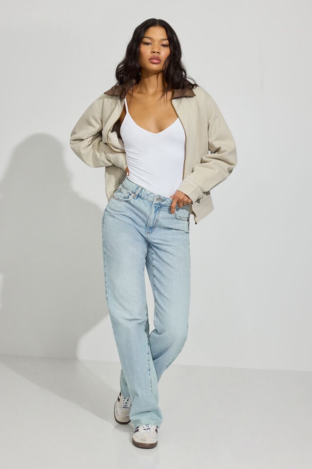 Blue Garage 90s Straight Women Jeans | A-2079815