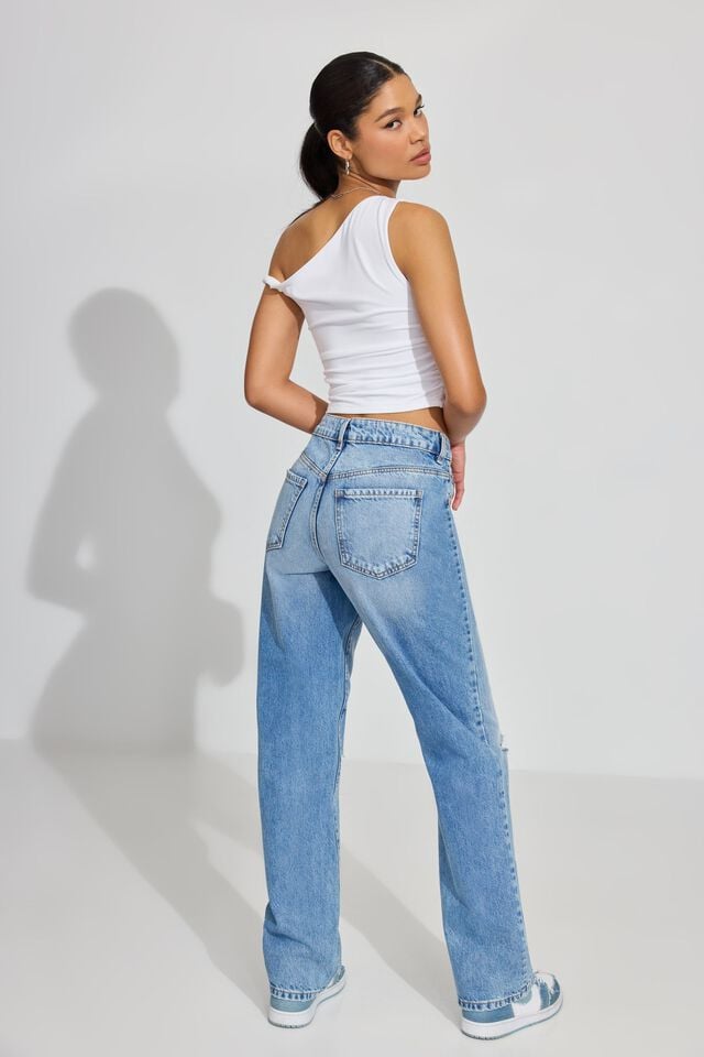 Blue Garage 90's Straight Women Jeans | A-8637451