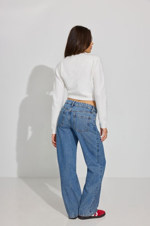 Blue Garage Baggy Women Jeans | A-0741926