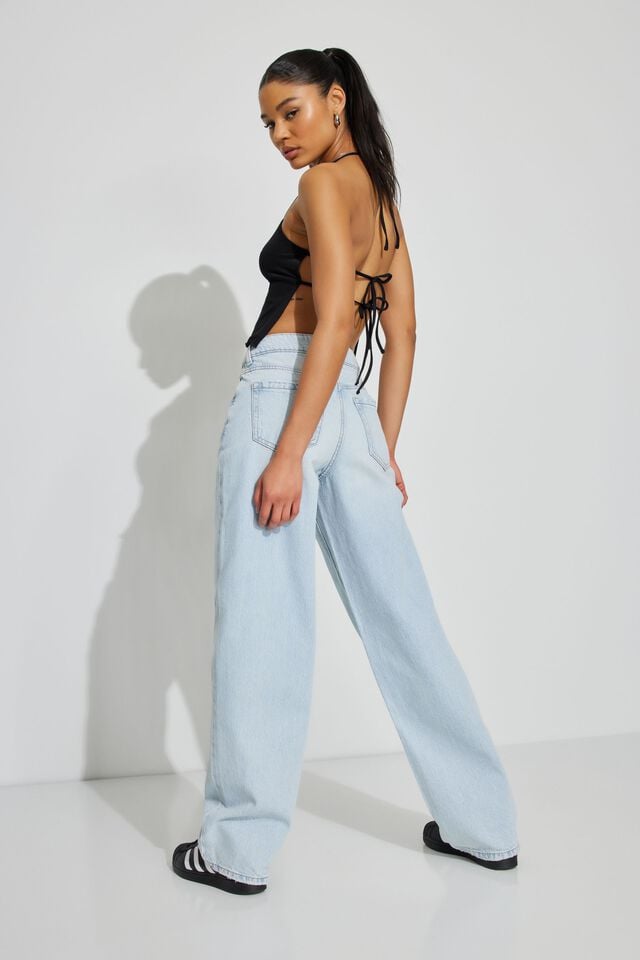 Blue Garage Baggy Women Jeans | A-5904613