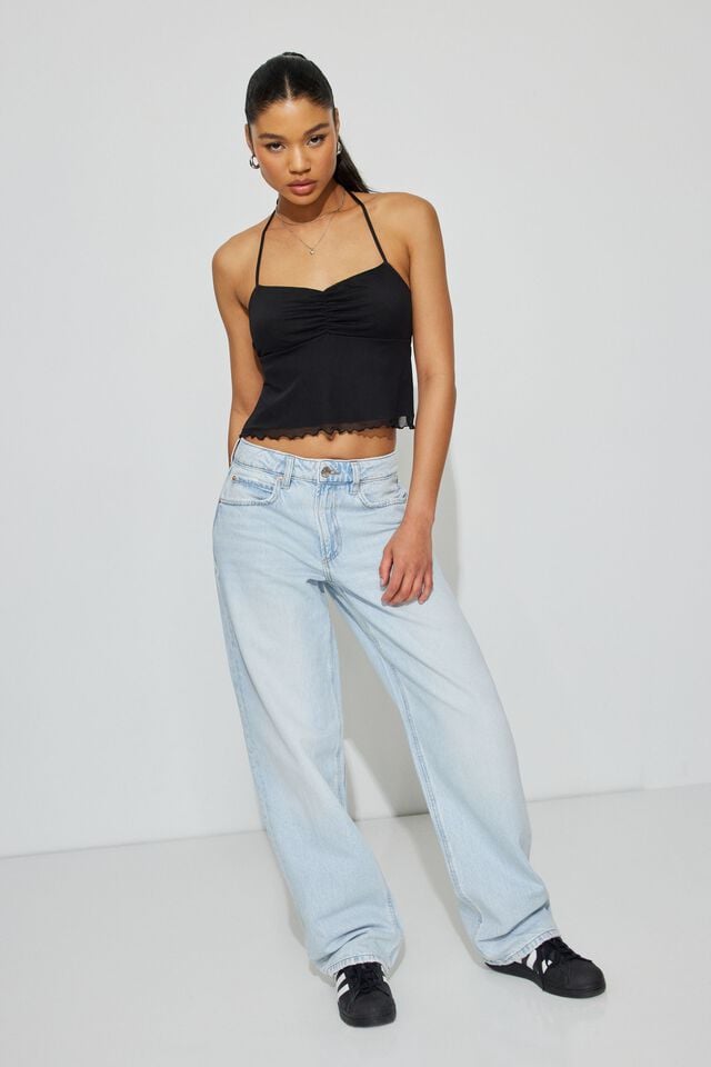 Blue Garage Baggy Women Jeans | A-5904613