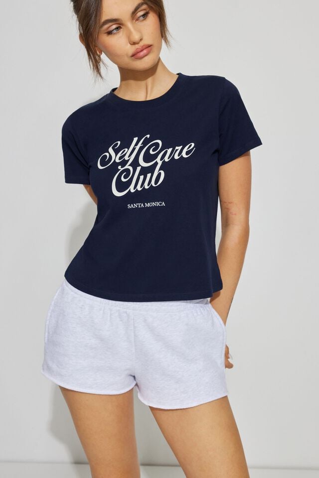 Blue Garage Boxy Women T Shirts | A-6310294