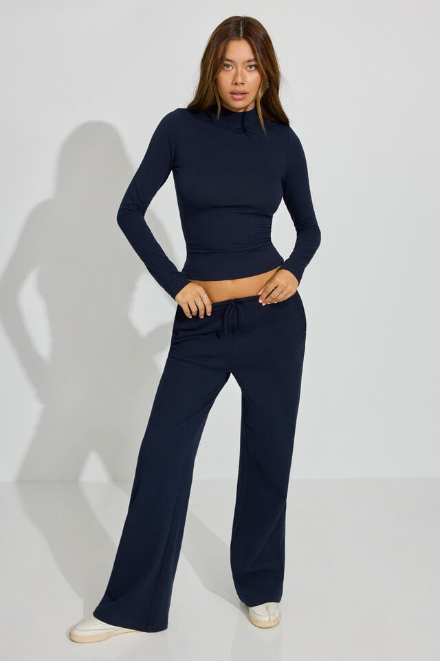 Blue Garage Estelle Mock Neck Women Long Sleeve | A-3928670