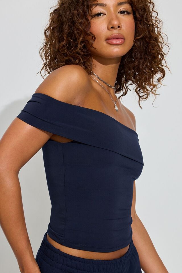 Blue Garage Fiona Off Shoulder Women T Shirts | A-6081972