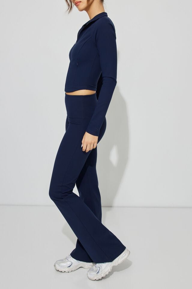 Blue Garage Flare Women Leggings | A-6285413