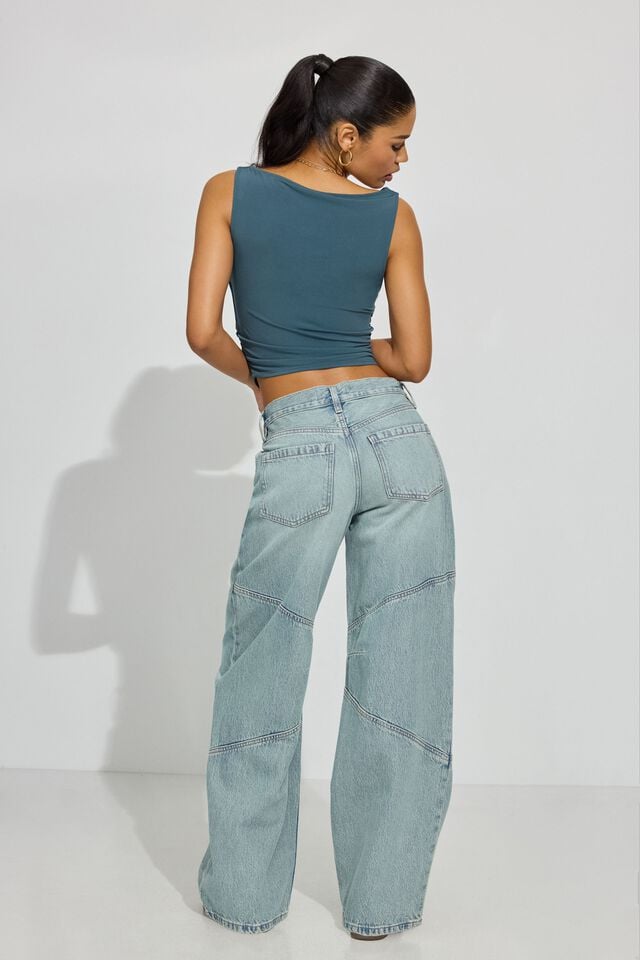 Blue Garage Mega Women Jeans | A-1354026