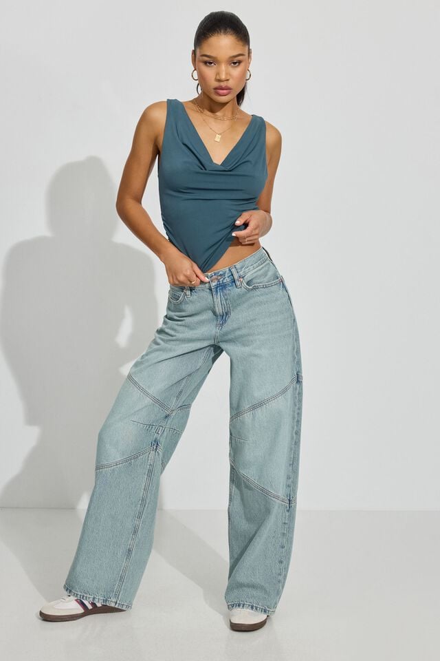 Blue Garage Mega Women Jeans | A-1354026