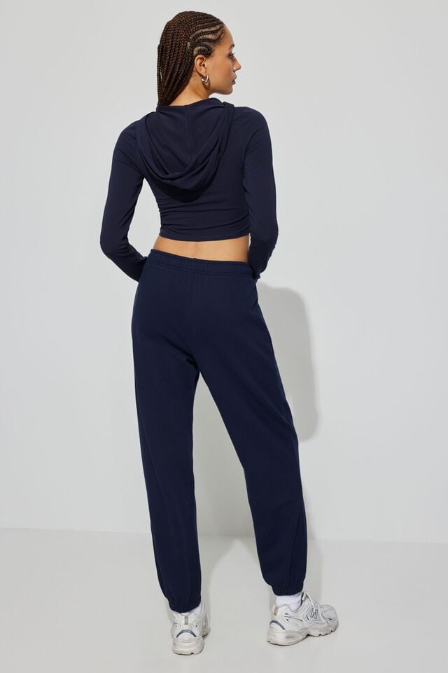 Blue Garage Mid Rise Women Sweatpants | A-2053746