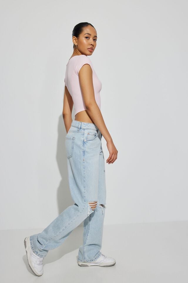 Blue Garage Slouchy Women Jeans | A-9304165
