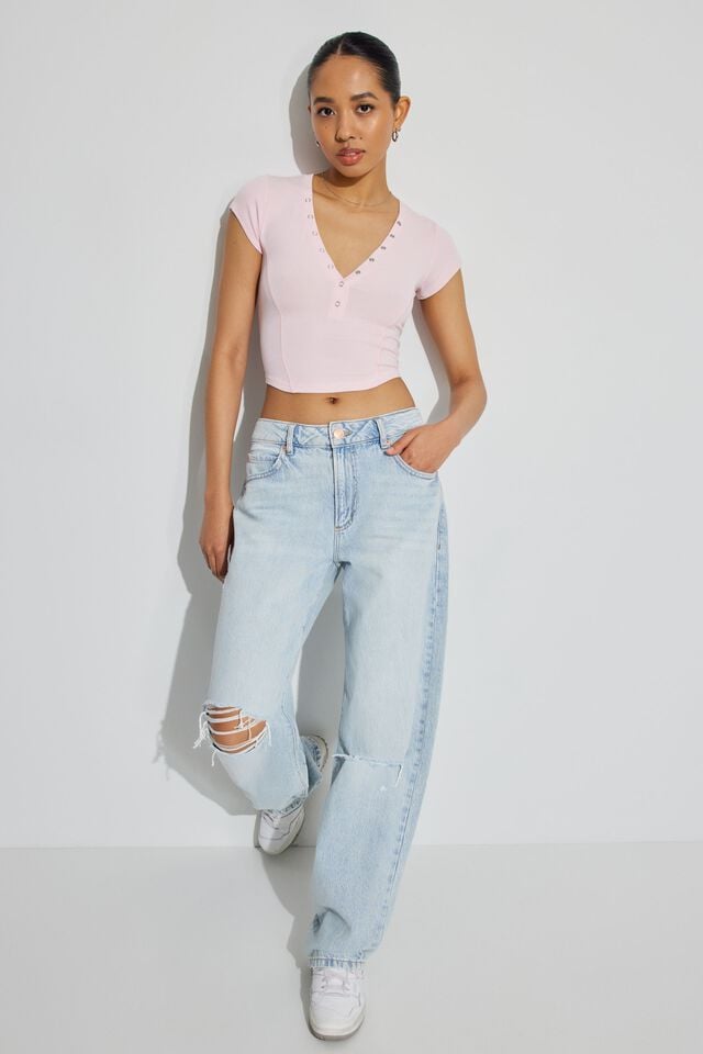 Blue Garage Slouchy Women Jeans | A-9304165