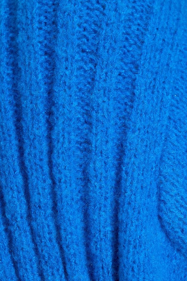 Blue Garage Spongy Loose Crewneck Women Sweater | A-6021938