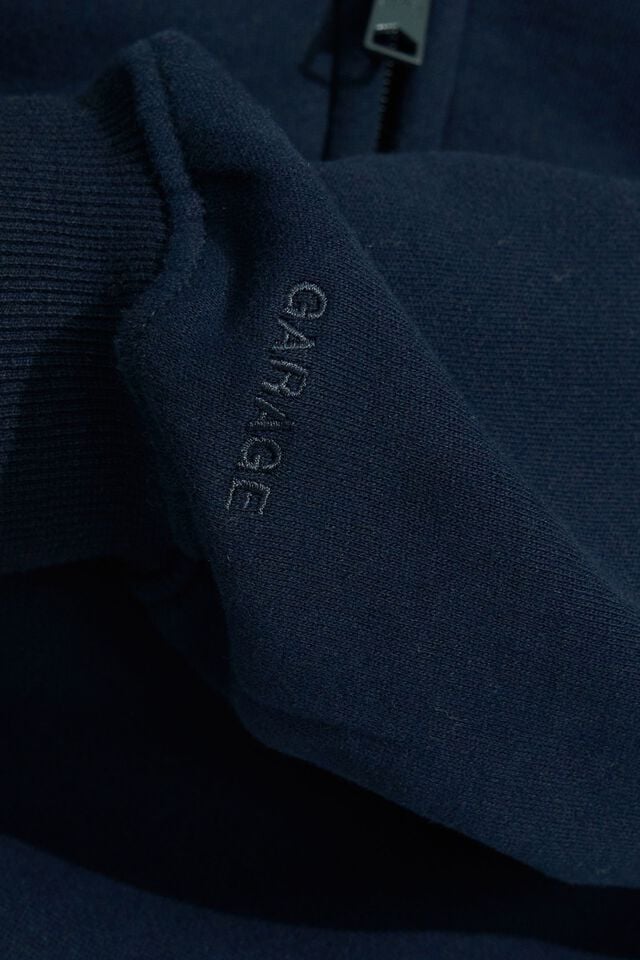 Blue Garage Ultrafleece Cropped Women Hoodie | A-3519862